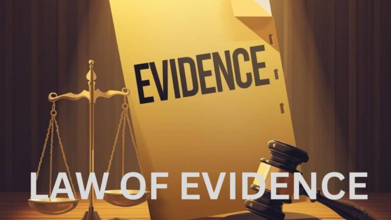 Law of Evidence